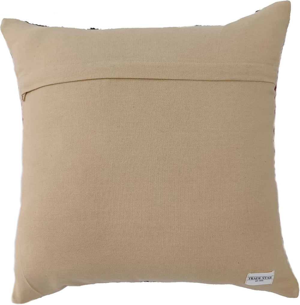 Trade Star 70% Jute 30% Wool Kilim Throw Pillow Covers 18x18 Inche