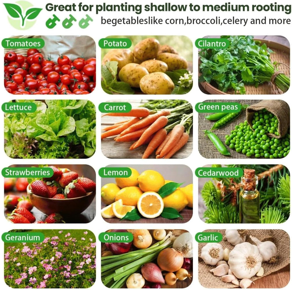 2 Pack Tall Corrugated Galvanized Steel Raised Garden Bed Outdoor, Metal Abov...