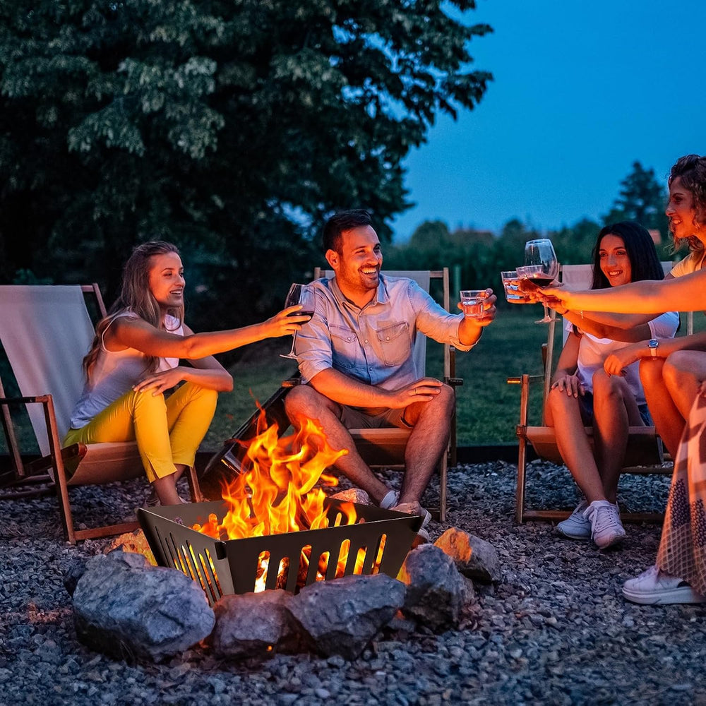 17-Inch Portable Fire Pit with Carry Bag|