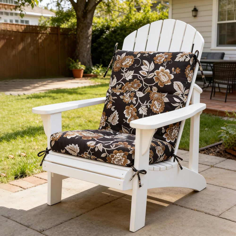 High Back Chair Cushion, 44" x 21" UV Resistant & Water-Rpellen...