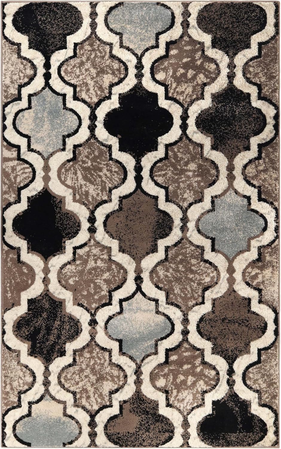 Superior Indoor Washable Rugs, Oversize Area Rug, 12'x15', B Ivory