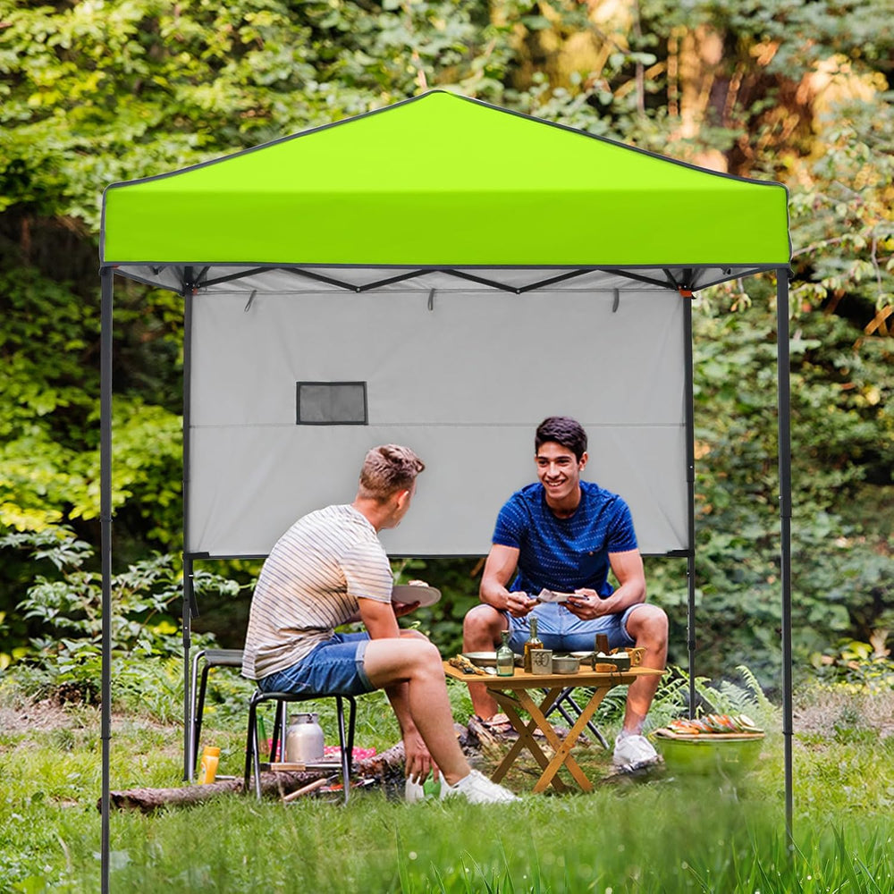 COOS BAY 6x4 Pop Up Canopy Tent with Adjustable Side Wall, Easy Setup Lightwe...