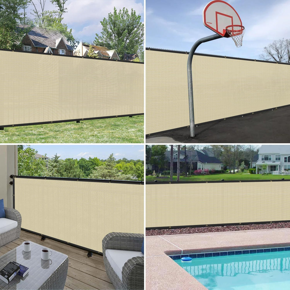 Windscreen4less Privacy Fence Screen Heavy Duty Windscreen Fencing Mesh Fabri...