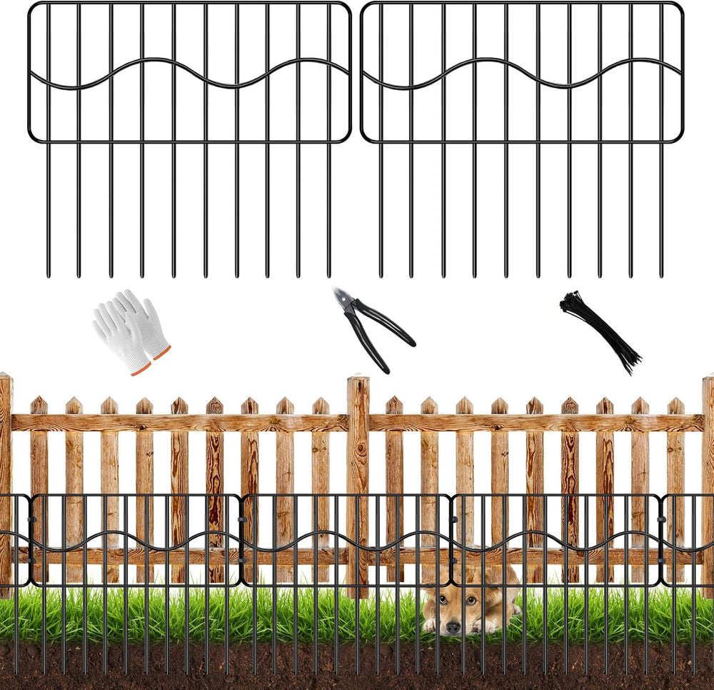 Eibikdi 40ft x 13in(H) Garden Animal Barrier Fence, 28 Panels