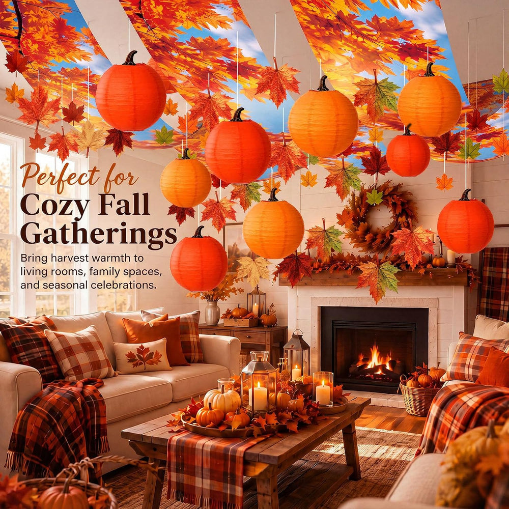 80 Pcs Fall Ceiling Decor for Classroom Thanksgiving Hanging Set