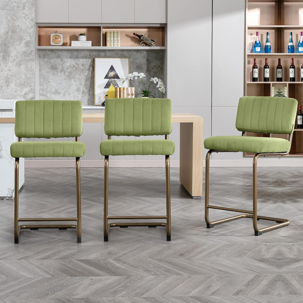 Okeysen Bar Stools Set of 3,Counter Height Bar Stools Bar Chairs,24 inch Tall...