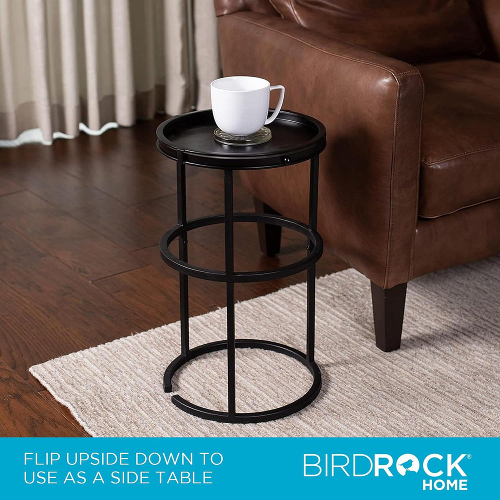 BIRDROCK HOME Circular Umbrella Holder with Removable Drip Tray - Stand for U...