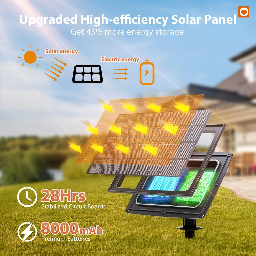 addlon 198FT Solar String Lights Outdoor, Waterproof, USB Charging