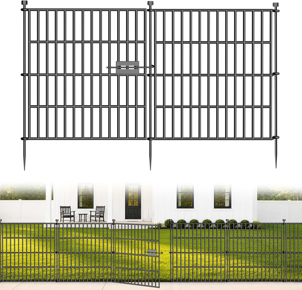 No Dig Garden Fence Outdoor for Yard, 24in (H) x 20ft(L)