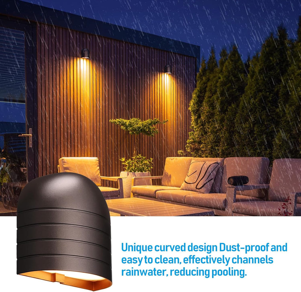 LEONLITE 6-Pack 5CCT Low Voltage LED Deck Lights, 250LM Ultra Bright