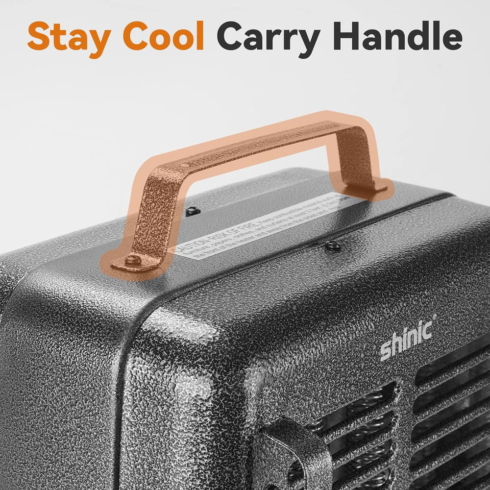 Shinic Space Heater,1500W Milkhouse Heater with Thermostat, Stay Cool Durable...