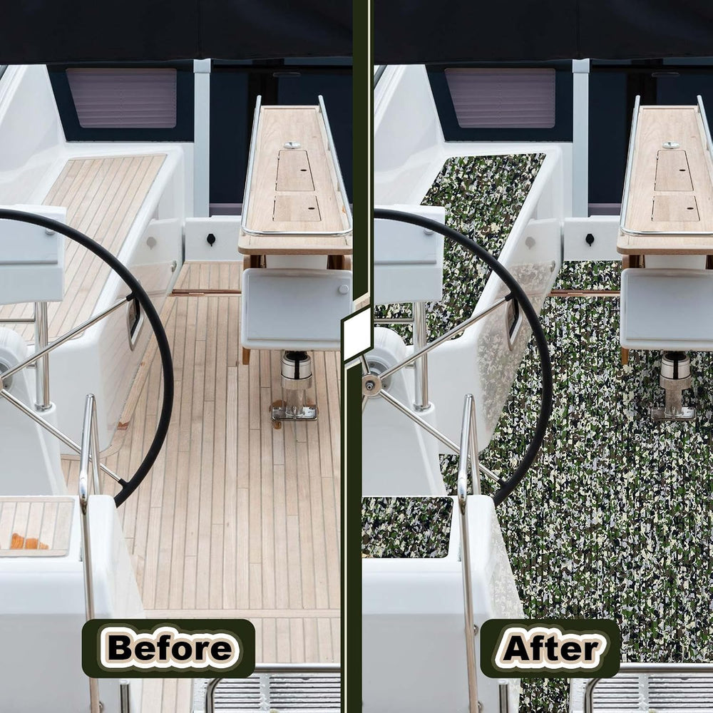 Tinideya Boat Flooring EVA Foam 118" x 47" Boat Decking Non Slip Ma...