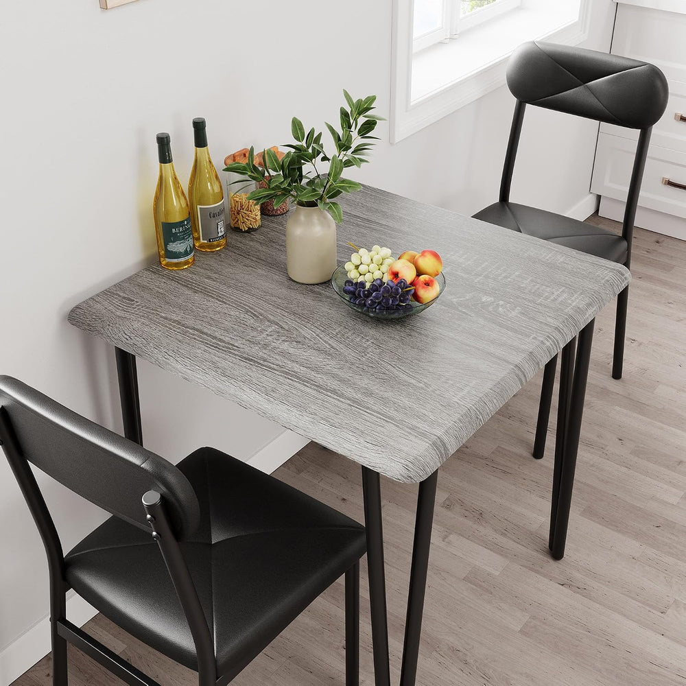 IDEALHOUSE Dining Table Set for 4, Kitchen Table with Upholstered Chairs for ...