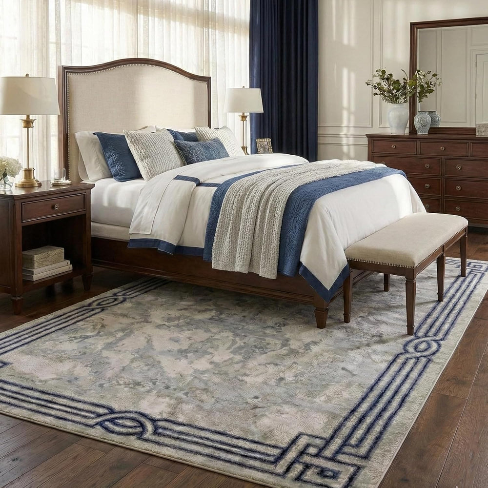 Well Woven Lezlee Abstract Modern 7'10" x 9'10" Area Rug - ...