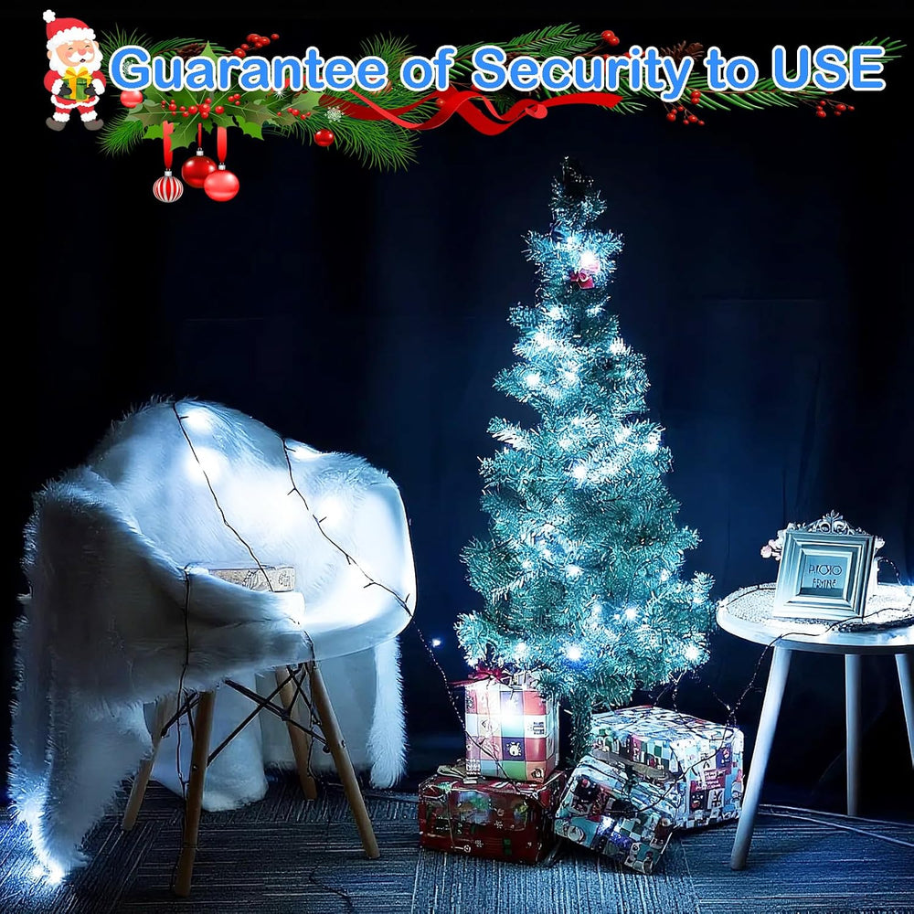 Decute 800LED 272ft Christmas String Lights UL Certified 8 Modes, Waterproof ...