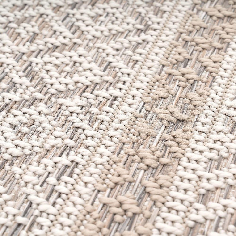 Paco Home Outdoor Rug for Patio or Balcony Modern flatweave Boho Ornaments in...