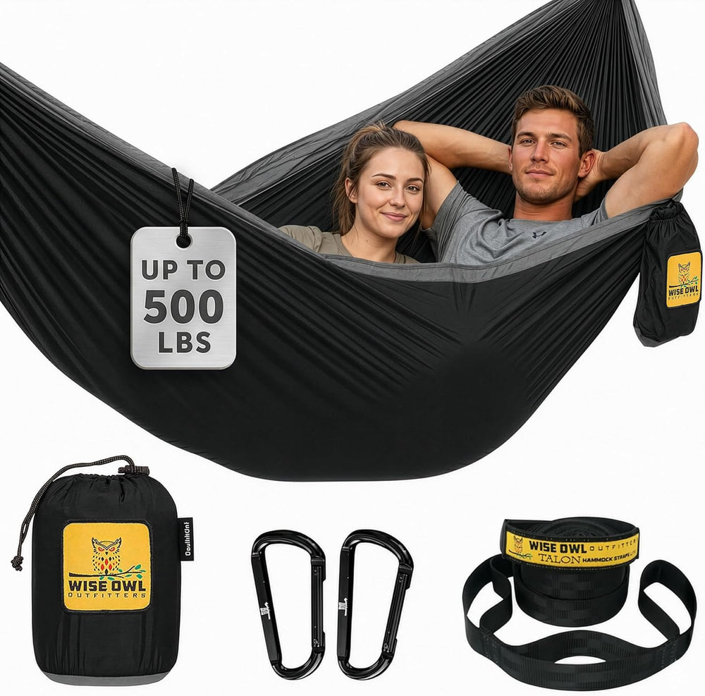 Wise Owl Outfitters Hammock for Camping Double Hammocks Gear for The Outdoors...