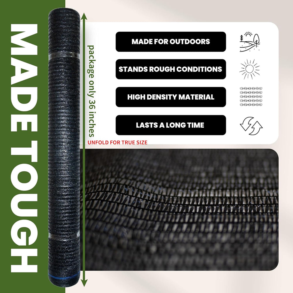 6'x100ft 40% Eyelets Shade Cloth Roll