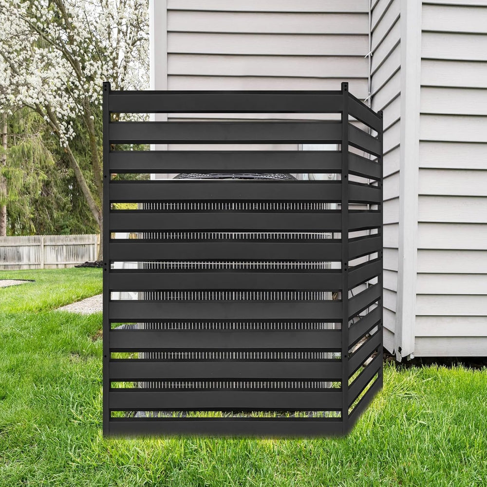 48" H x 38" W (2 Panels) Air Conditioner Fence Screen Trash Can Pri...