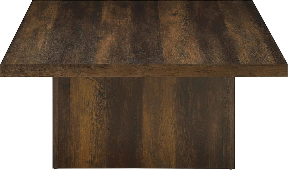 Coaster Home Furnishings - Devar - Wood - Square Coffee Table with Pedestal B...