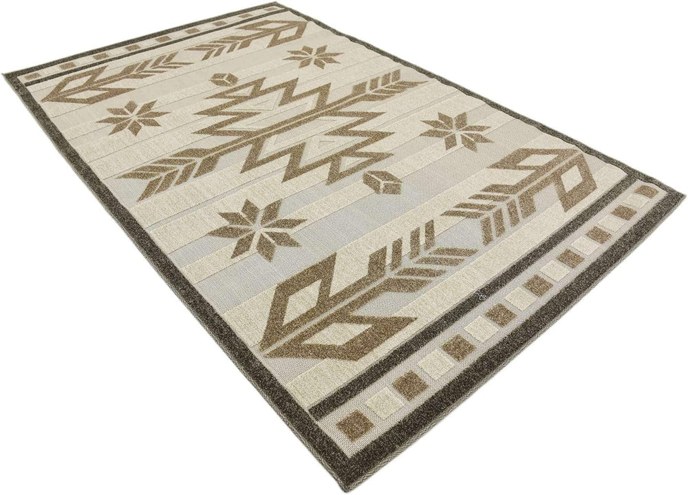 Unique Loom Outdoor Modern Collection Area Rug - Albuquerque (5' x 8'...