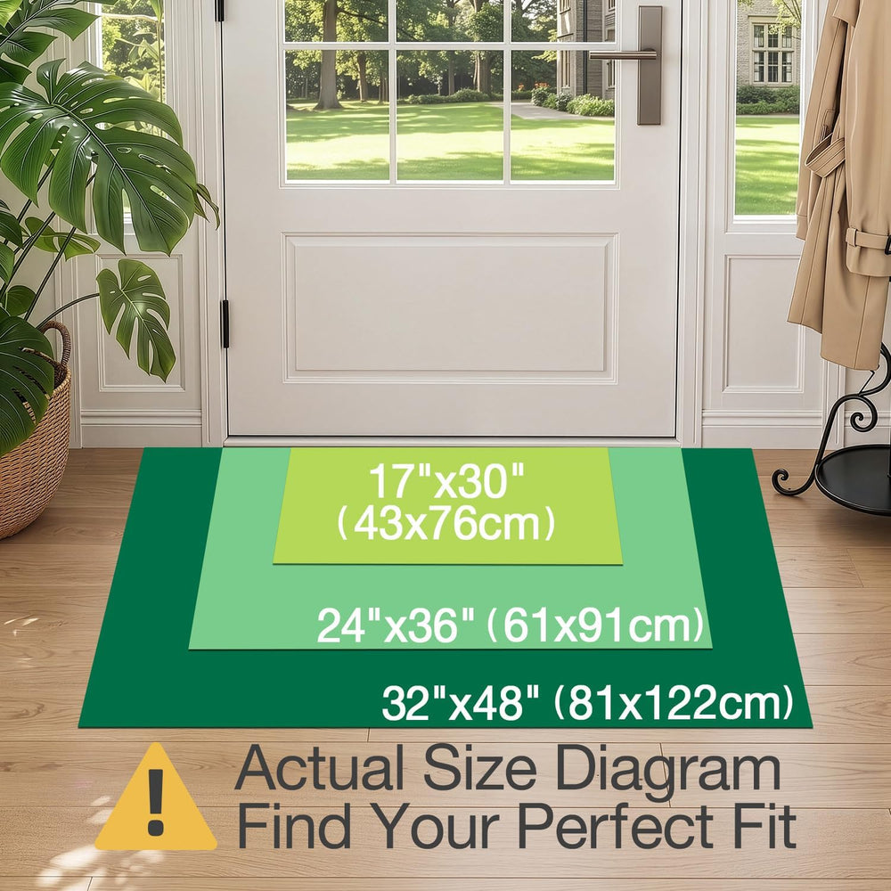 LUMI Thin Indoor Door Mat 24''x36'', Traps Dirt and Moisture,...