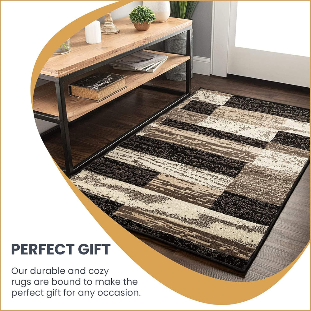 Superior Rockwood Modern Geometric Indoor Area Rug, 2'7"x10', A ...