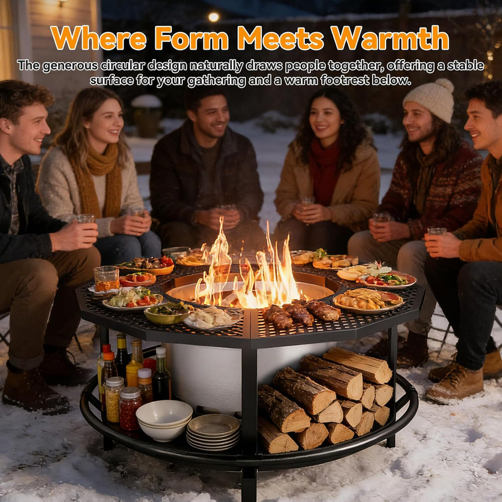Fire Pit Surround Table for Solo Stove Bonfire & Ranger
