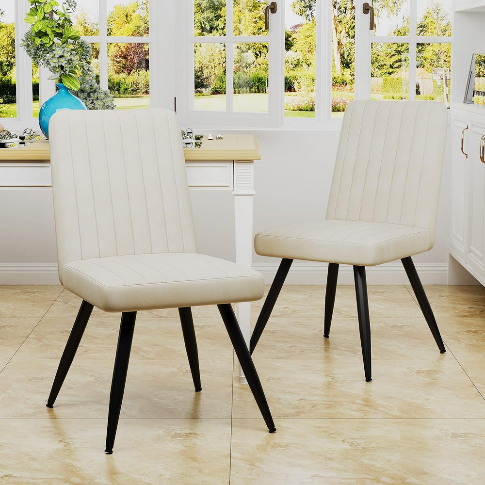 Aklaus Velvet Dining Chairs Set of 2,Upholstered Kitchen Dining Room Chairs,M...