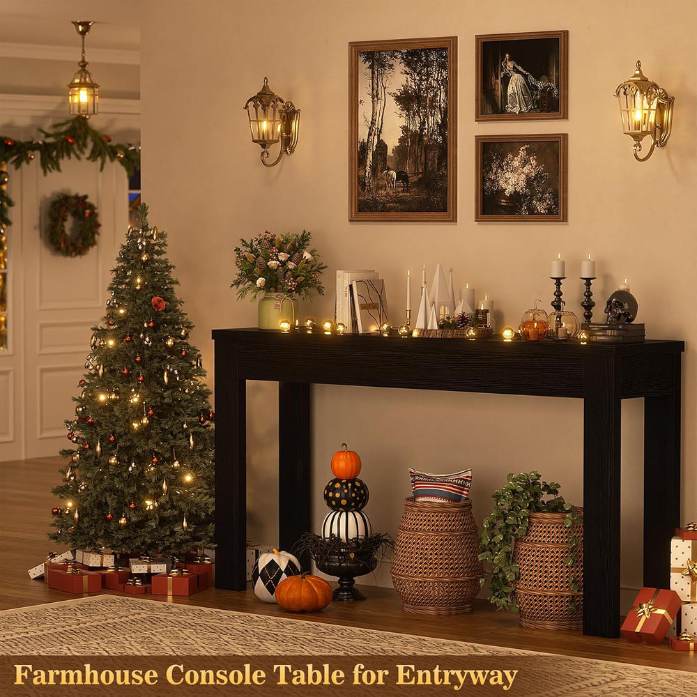 Armocity Console Table for Entryway, 47" Farmhouse Sofa Tables Narrow Long