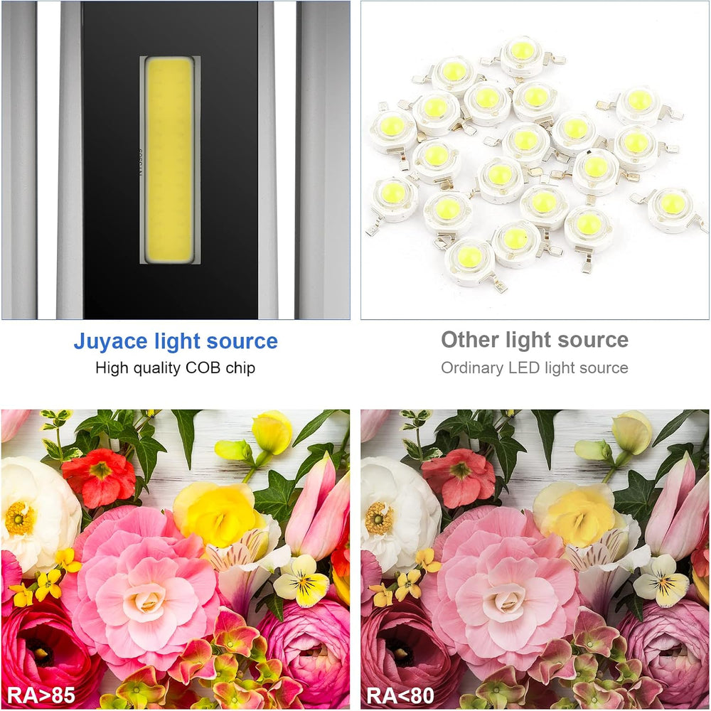 Juyace 2 Pack 20W LED Modern Wall Sconce Outdoor Up and Down Exterior Light