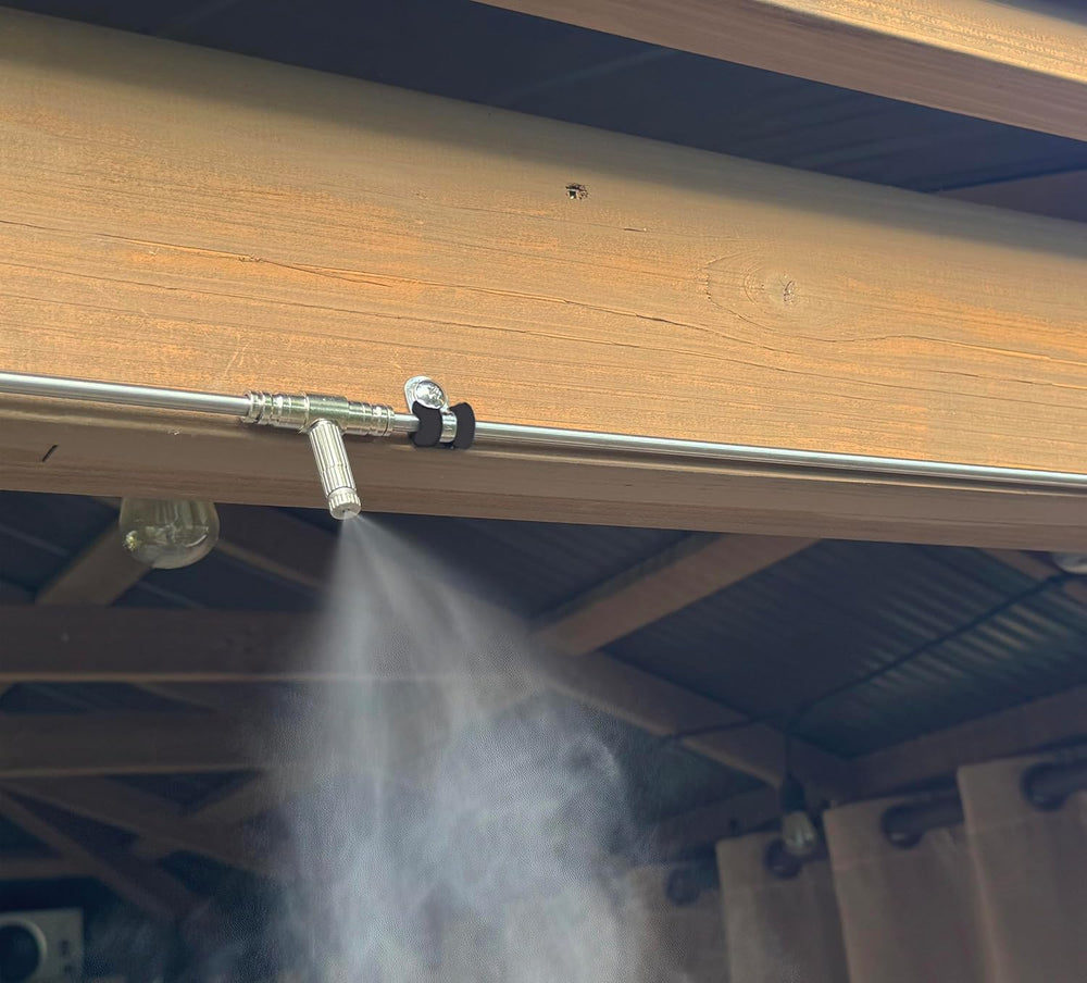 App Controlled High Pressure Misting Mister System Kit 1000 PSI Stainless Ste...