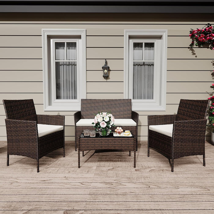 GarveeLife 4-Piece Patio Furniture Set