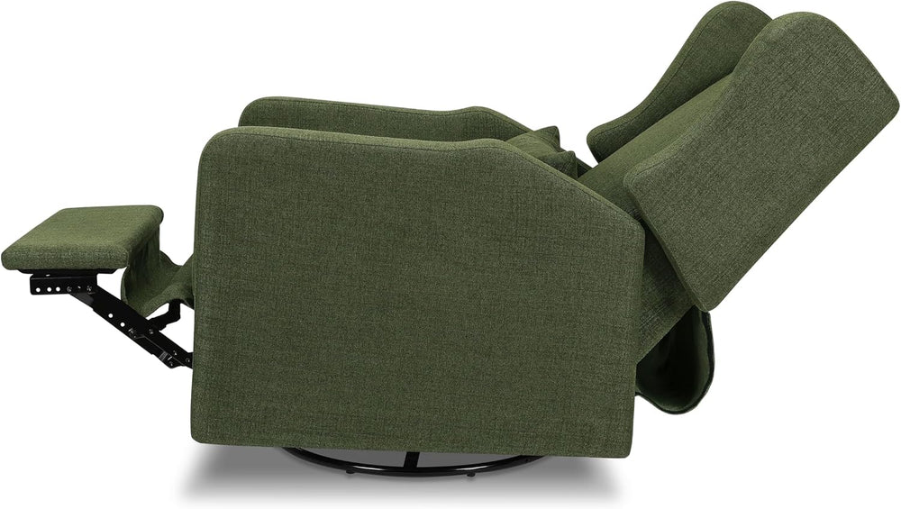DaVinci Carter's Arlo Recliner, Performance Forest Green Linen