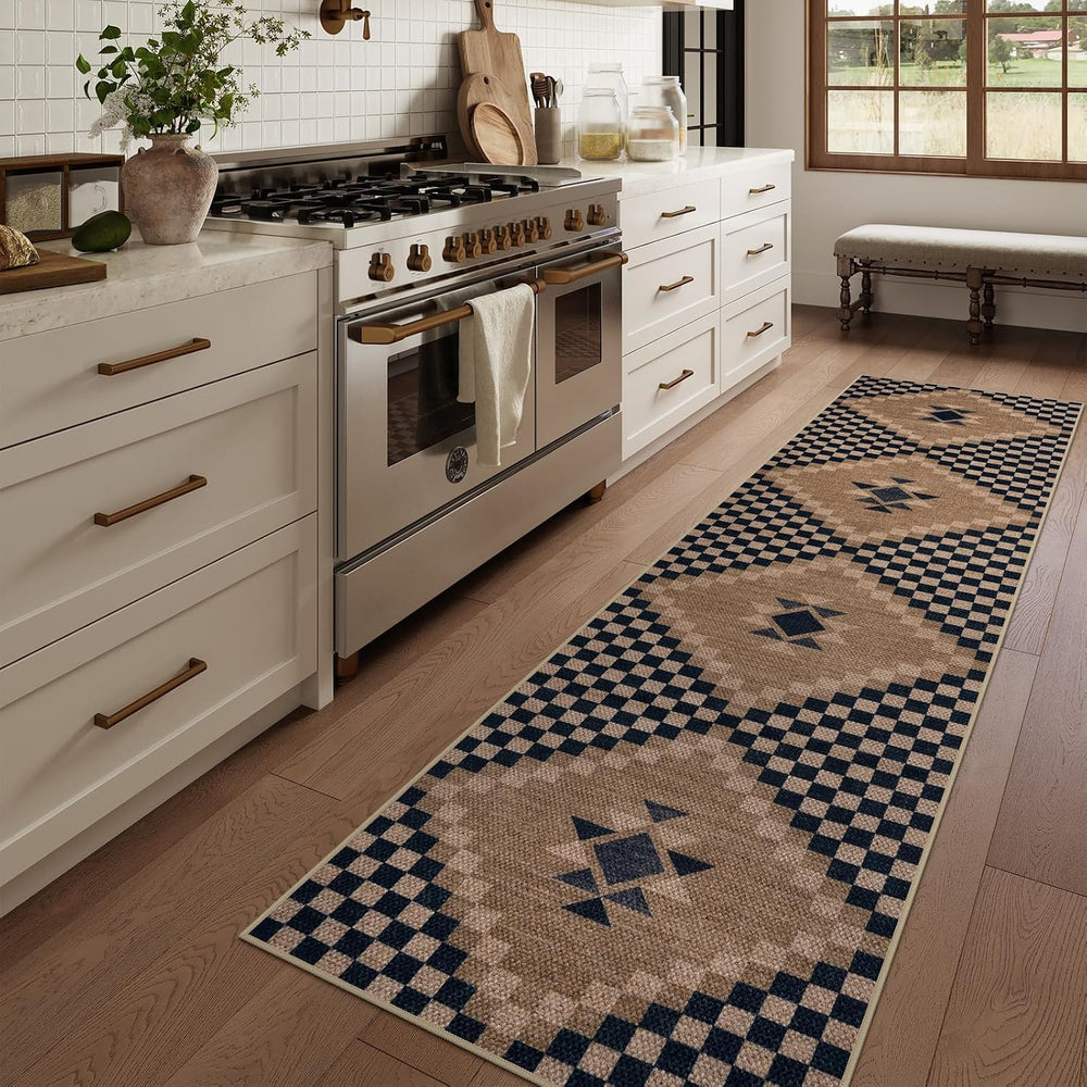 LIVEBOX Easy Jute Runner Rugs for Hallway 2x10, Non Slip Washable Rug Runner,...