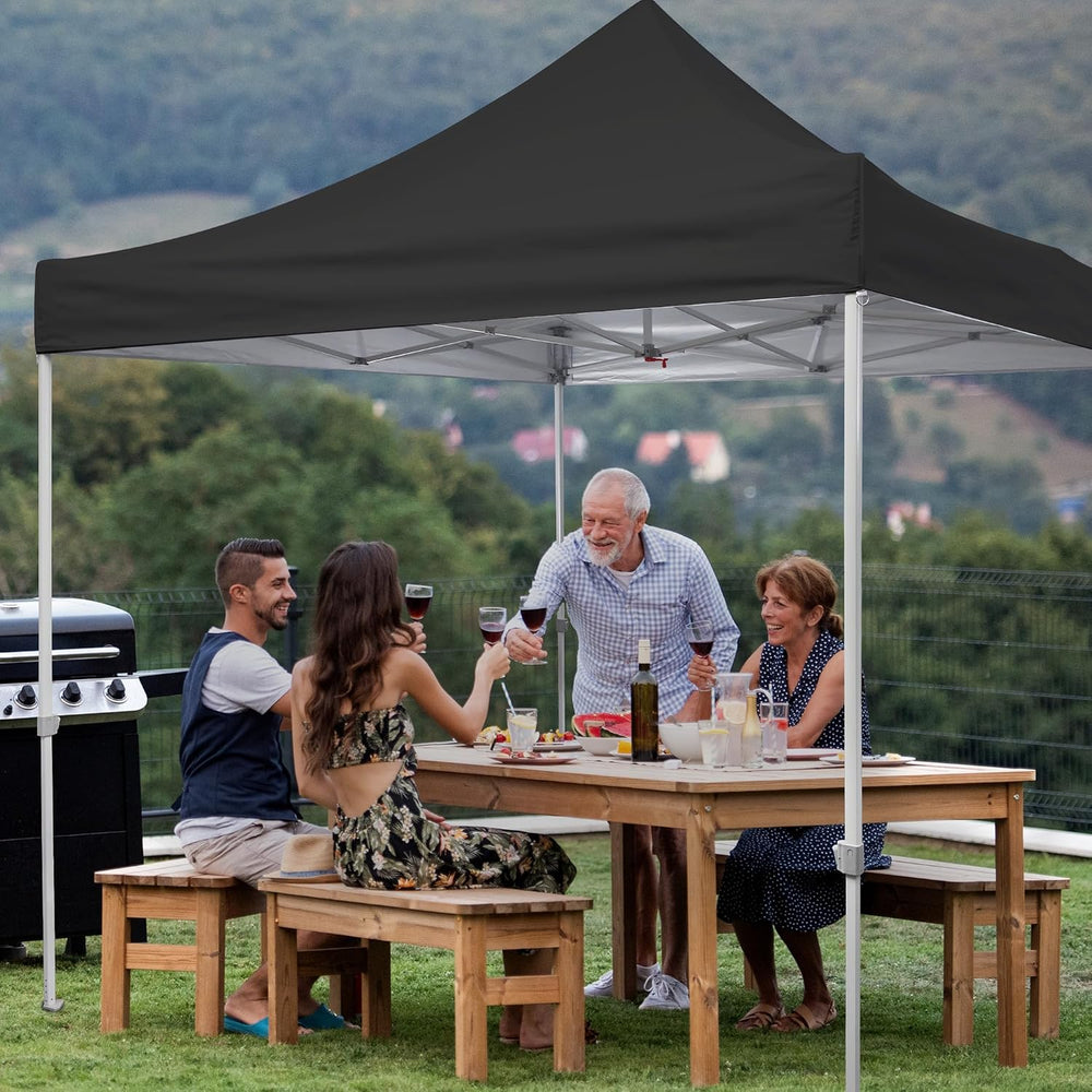 10x10 Canopy Replacement Top,Pop Up Tent Cover for Straight Leg Frame