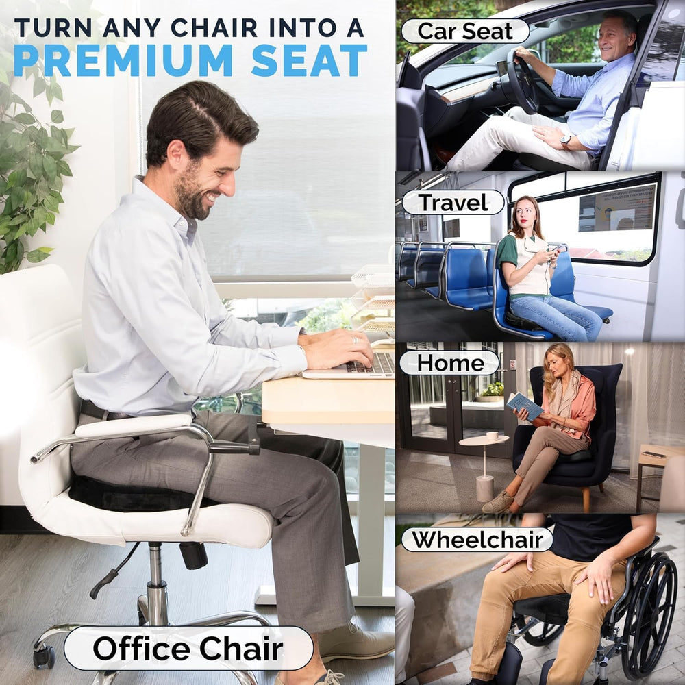 ComfiLife Doctor Recommended Seat Cushion - Premium Gel & Memory Foam Off...