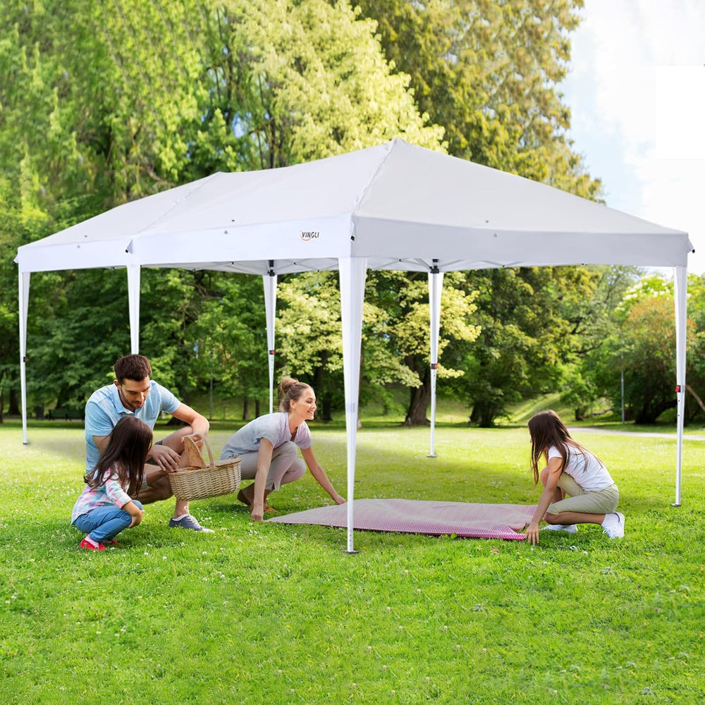 VINGLI 10'x20' Pop Up Canopy Tent Portable Instant Gazebo Party Tent ...