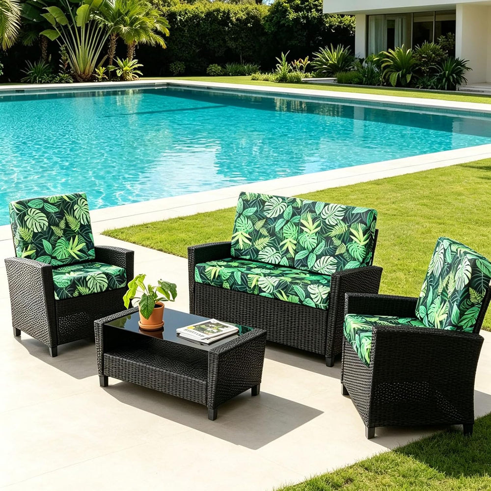 Outdoor Cushion Covers Stretch Replacement Patio Cushion Cover