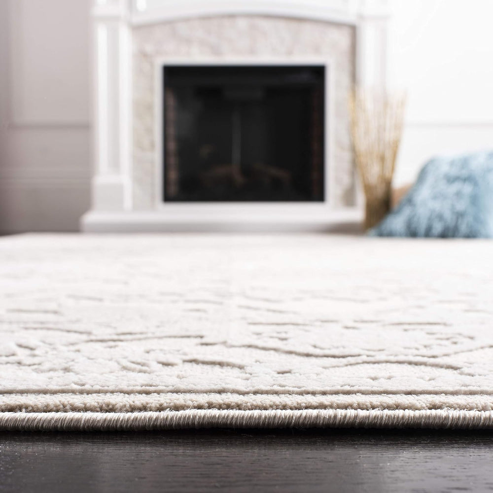 SAFAVIEH Area Rug 10' Square - Reflection Collection - Large - Cream &amp...