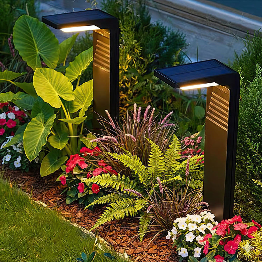 6 Pack Solar Pathway Lights, Dual Warm & Cool White Modes, Waterproof Out...