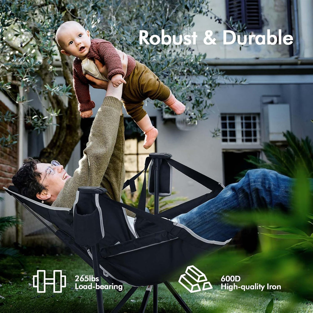 AKSOUL Hammock Camping Chair Swinging: Foldable & Portable Swing Chairs w...