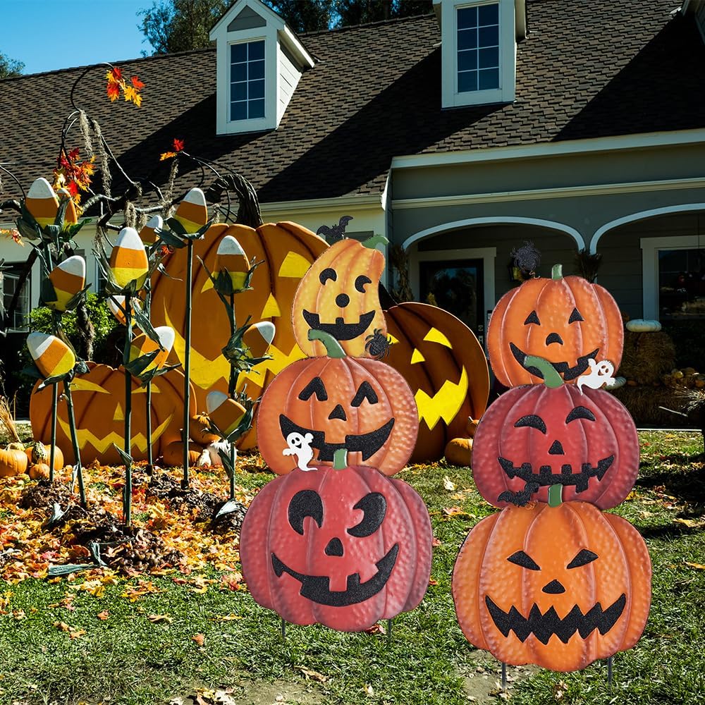 Hogardeck Outdoor Halloween Decorations - 2PCS 36" Decorative Garden Sta...