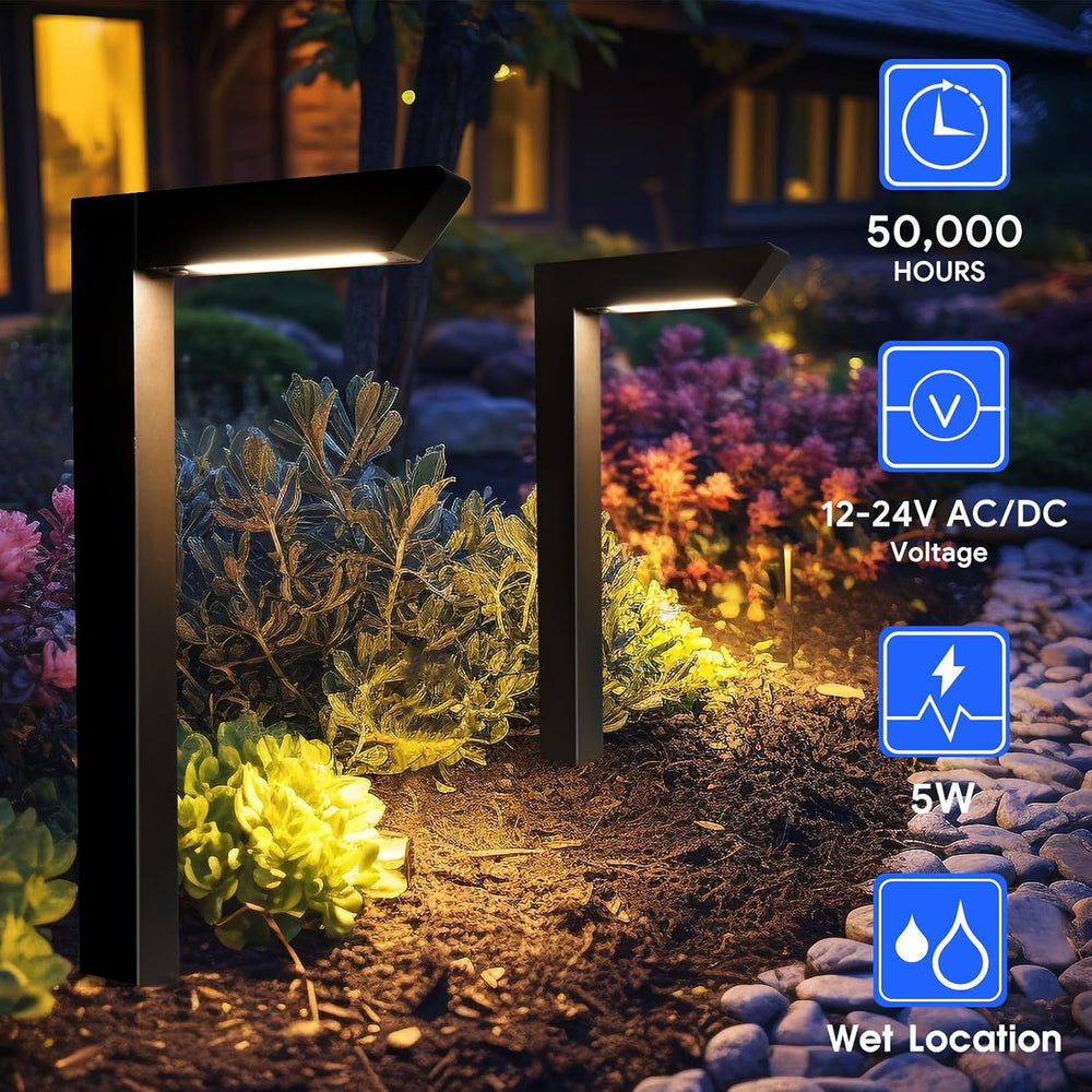 Energetic 5CCT Low Voltage Landscape Lights, 5W 200LM IP65 Waterproof LED Pat...