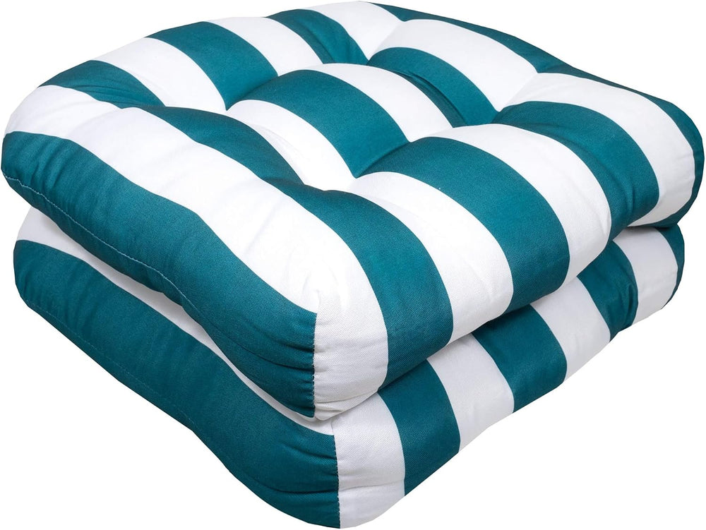 Sweet Home Collection Patio Cushions Outdoor Chair Pads Premium Comfortable T...