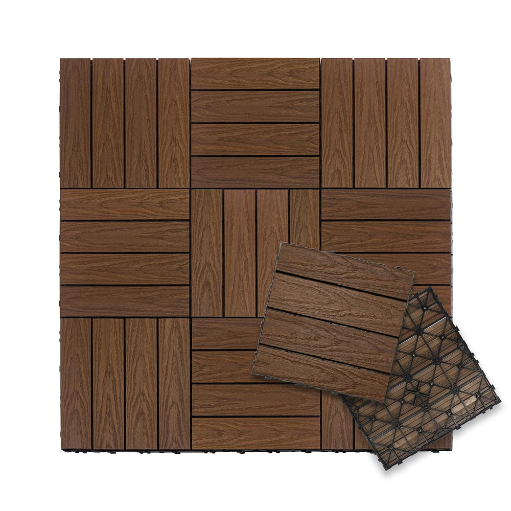 NewTechWood UltraShield Naturale 1 ft. x 1 ft. Composite Deck Tiles