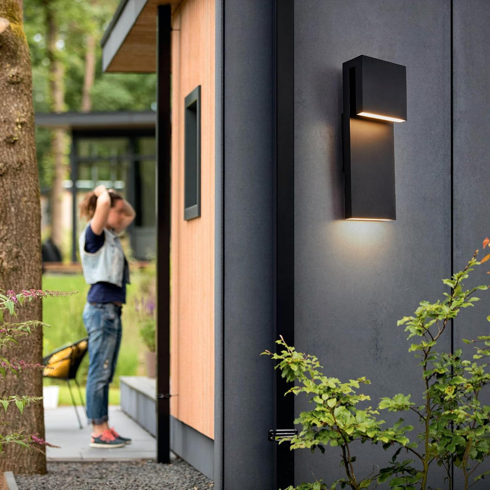 Tarentlight Modern LED Outdoor Wall Sconce 17W Integrated LED Outdoor Wall Mo...