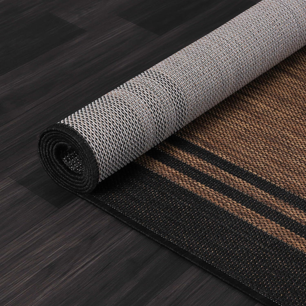 Luul Home Bordered Outdoor Rug 8x10 Washable Outside Carpet for Indoor Patio ...