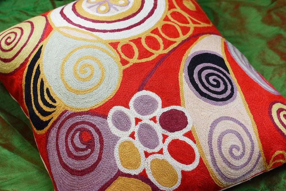Hilma Al Klint Red Pillow Cover Modern Red Pillowcase Abstract Chair Cushion ...