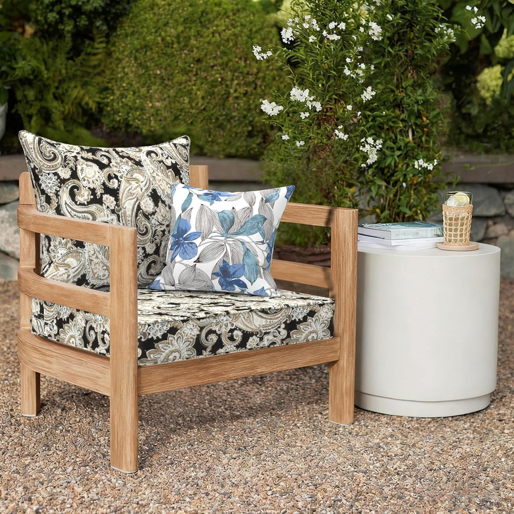 DYTXIII Outdoor Deep Seat Cushion Set, Water Repellent 24"x24" Pati...